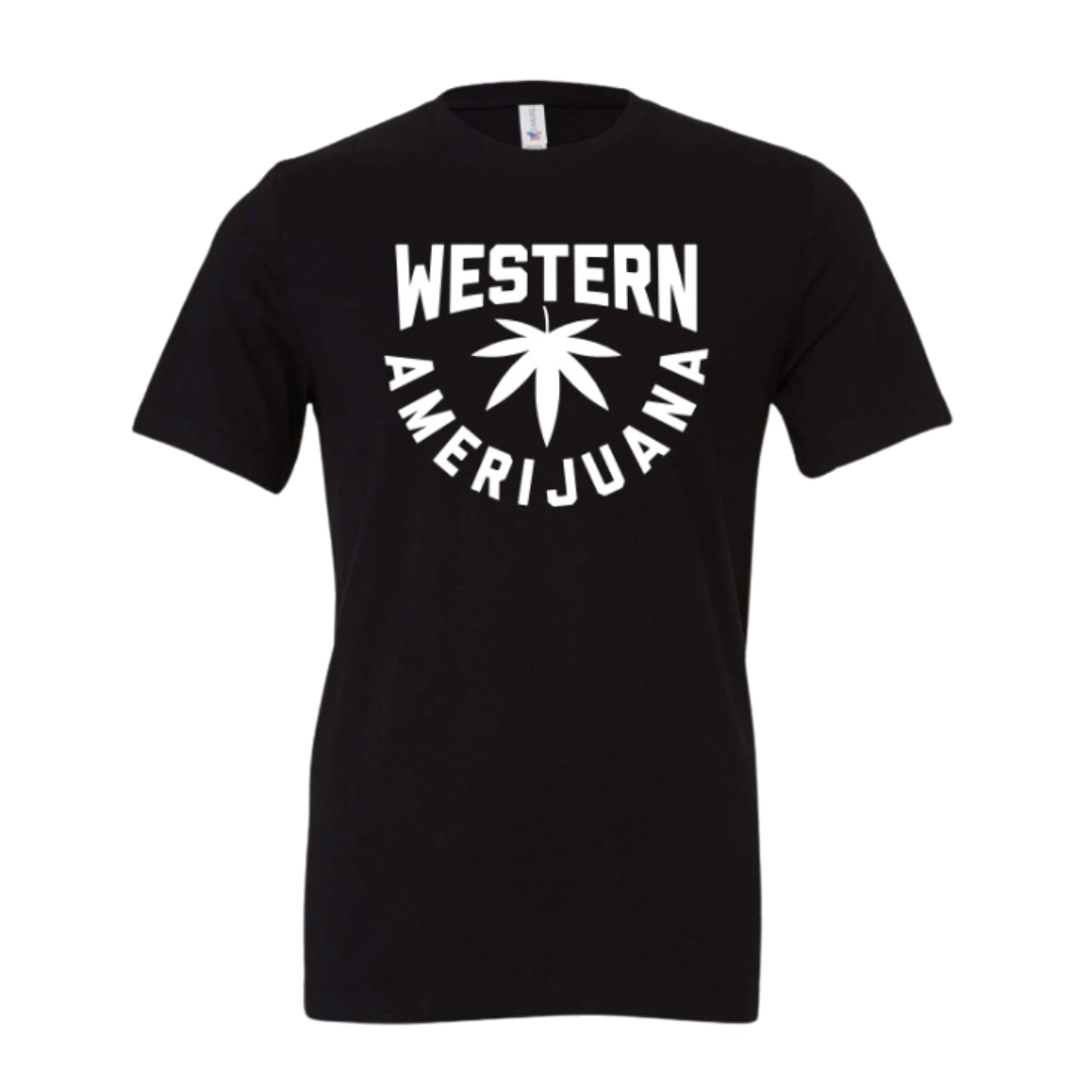 Western Amerijuana Tee - Black