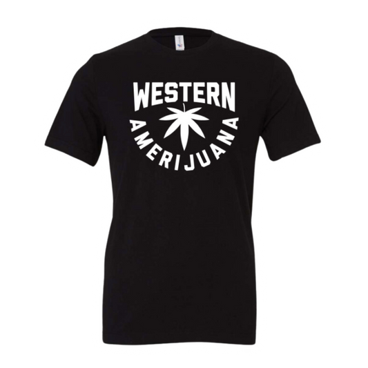 Western Amerijuana Tee - Black