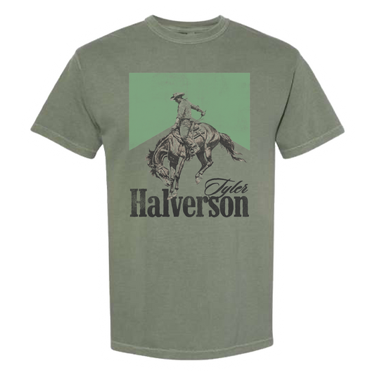 Chevron Bucking Horse Tee